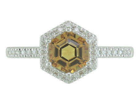 14KW Amethyst Dia Dia-RE3919