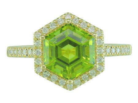 14KW Peridot Dia Dia-RE3920