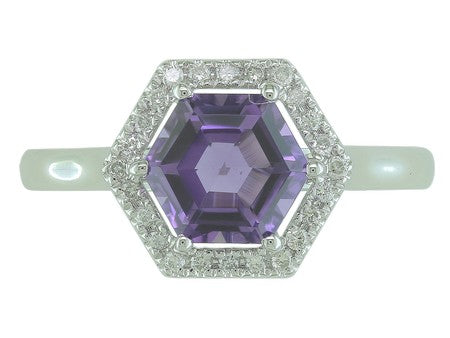 14KW London Blue Topaz Dia Dia-RE3921