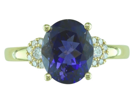 14KY Iolite Dia Dia-RG6008