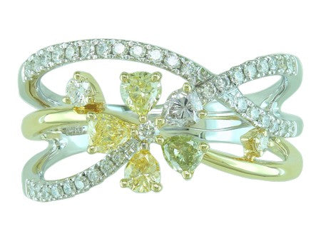 14KTT Natural Fancy Color Diamond Dia Dia-RG6088