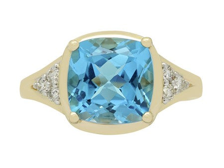 14KY+W B-Topaz Dia Dia-RG6276