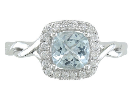14KW Aquamarine Dia Dia-S08338