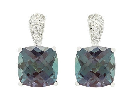 14KW Aquamarine Dia Dia-E07562