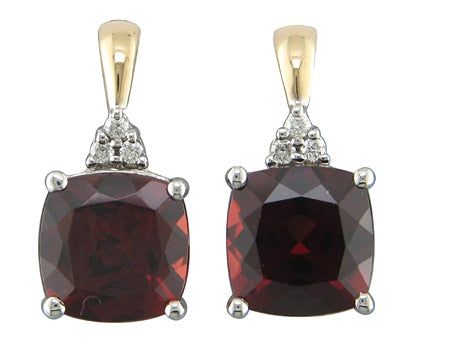 14KW Garnet Dia Dia-E07563