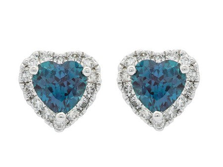 14KW Aquamarine Dia Dia-E08198