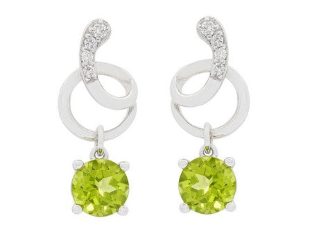 14KW Created Alexandrite Dia Dia-E09083