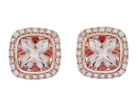 14KP Morganite Dia Dia-E10347