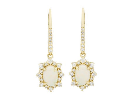 14KY Turquoise Dia Dia-E10377