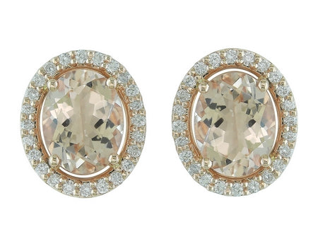 14KP Morganite Dia Dia-E10381