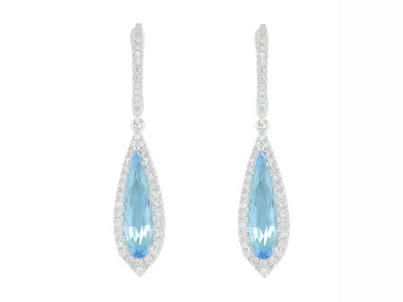 14KY London Blue Topaz Dia Dia-E10672