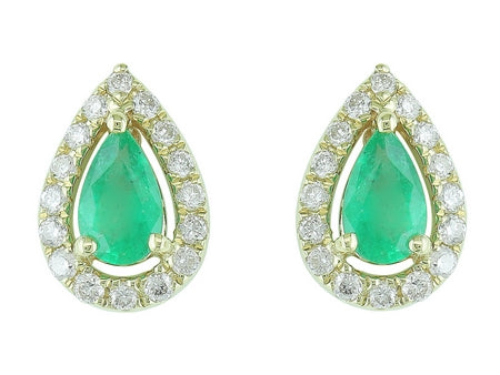 14KW Created Alexandrite Dia Dia-EA0769