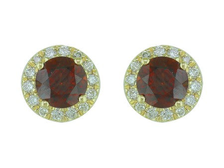 14KW Created Alexandrite Dia Dia-EE0726