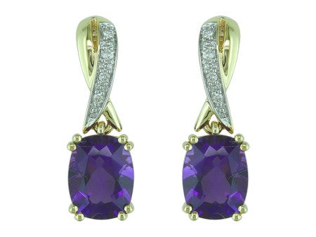 14KY+W Amethyst Dia Dia-EE0969