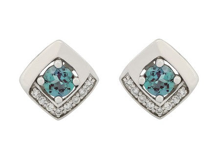 14KW Aquamarine Dia Dia-EE1214