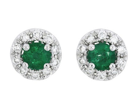 14KW Created Alexandrite Dia Dia-EE1622