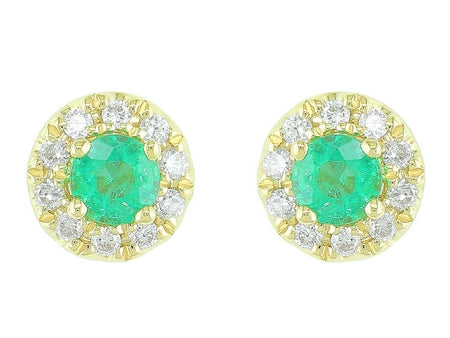 14KW Created Alexandrite Dia Dia-EE1622