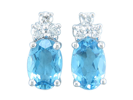 14KY Sky B-Topaz Dia Dia-EE2382