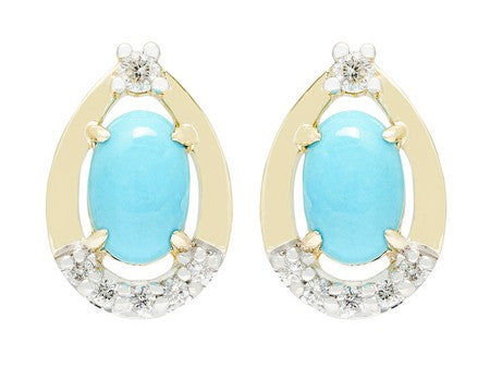 14KY+W Turquoise Dia Dia-EE3383