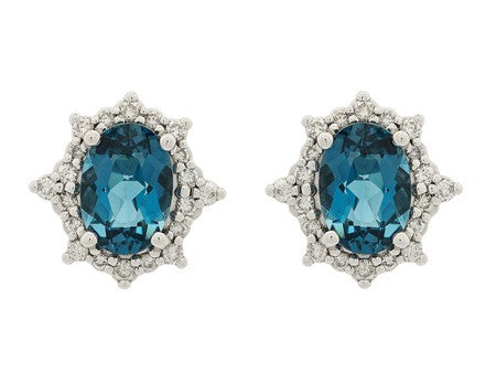 14KW Aquamarine Dia Dia-EE3876