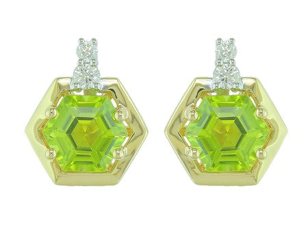 14KW Created Alexandrite Dia Dia-EE3926