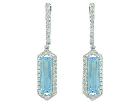 14KY London Blue Topaz Dia Dia-EE3993