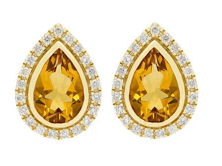 14KW Citrine Dia Dia-EE4101