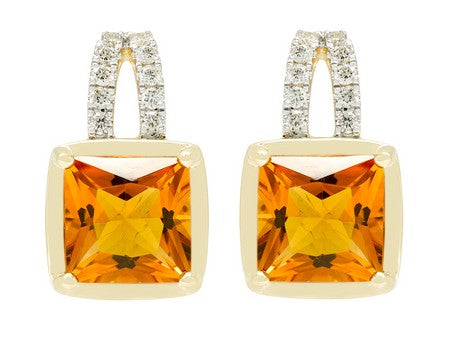 14KY+W Citrine Dia Dia-EG4102