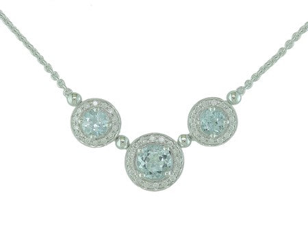 14KW London Blue Topaz Dia Dia-N02340