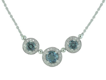 14KW London Blue Topaz Dia Dia-N02340