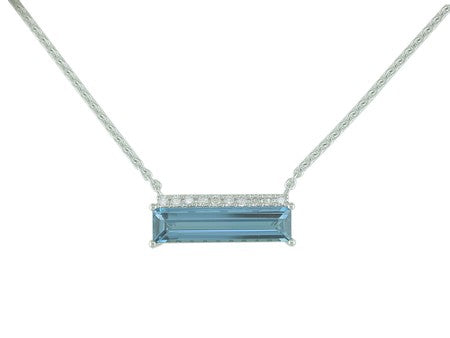 14KY London Blue Topaz Dia Dia-N03072