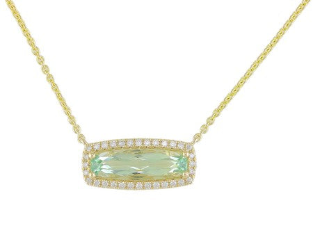 14KW Created Alexandrite Dia Dia-N03110