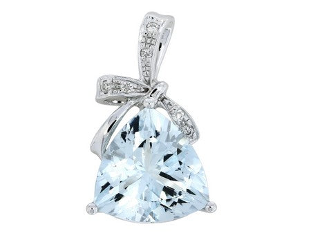 14KY Aquamarine Dia Dia-P05905