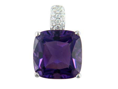 14KW Amethyst Dia Dia-P07495