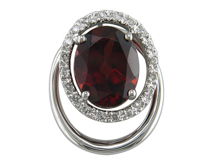 14KY London Blue Topaz Dia Dia-P10150