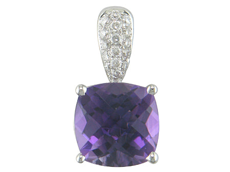 14KW London Blue Topaz Dia Dia-P10434