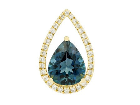 14KY Created Alexandrite Dia Dia-P20771