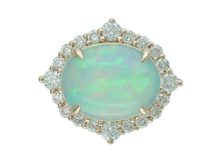 14KW Moon Stone Dia Dia-P20792