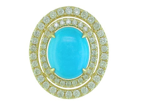 14KW Turquoise Dia Dia-P20793