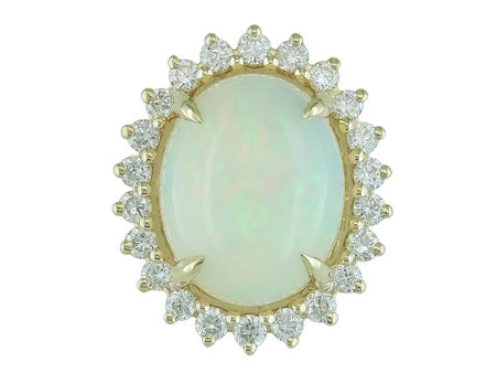 14KW Moon Stone Dia Dia-P20794