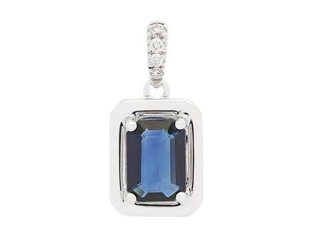 14KW London Blue Topaz Dia Dia-P21763