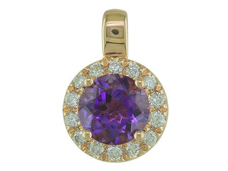 14KW Created Alexandrite Dia Dia-PE0726