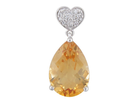 14KY Citrine Dia Dia-PE1402