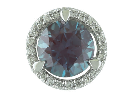 14KY Created Alexandrite Dia Dia-PE1908