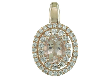 14KP Morganite Dia Dia-PE1919