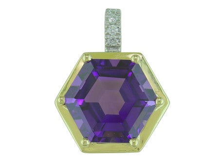 14KTT Created Alexandrite Dia Dia-PE3924