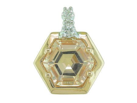 14KTT Amethyst Dia Dia-PE3926