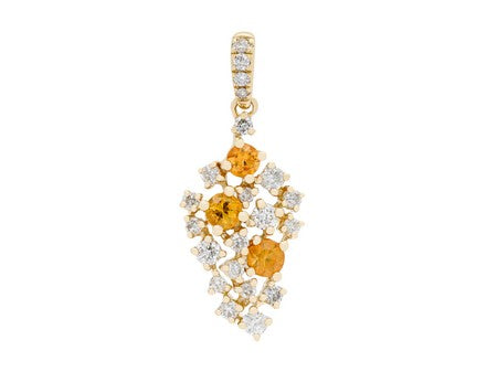 14KW Yellow Sapphire Dia Dia-PE4315