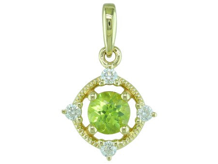 14KY Created Alexandrite Dia Dia-PG3672