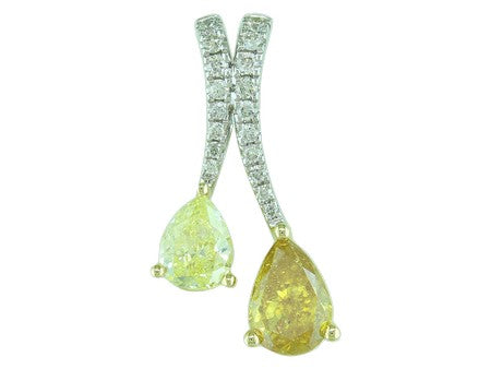 14KTT Natural Fancy Color Diamond Dia Dia-PG5015